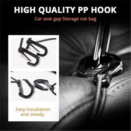 lozenge Car Mesh Organizer , 3-Layer Car Storage Organizer Car Storage Bag & Bin image 2