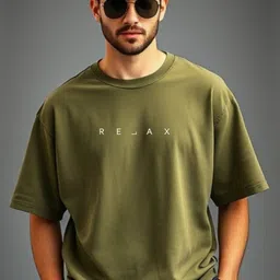 urgear Men Printed Round Neck Cotton Blend Light Green T-Shirt-picture-19
