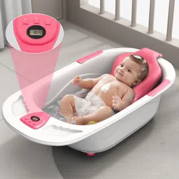 staranddaisy Bathtub & Bath Seat with Temperature Sensor | Baby Kids Bather chair-picture-11