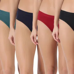 dollar Pack of 5 Antibacterial Micro Modal long Boxer for Girls Women Hipster Multicolor Panty-picture-13