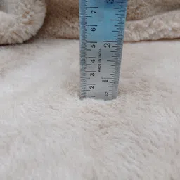 pransunita Super Soft Rabbit Carpet Fur Cloth, Size 38" x 32", Hair Length 10 mm, Used for Dresses, Home Furnishing, Soft Toys Making, and Jackets Etc image 3