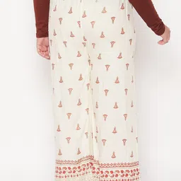 CLORA CREATION PLUS Women Ethnic Motifs Printed Widr Leg Palazzos image 5