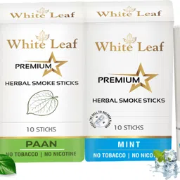 Ayurvedic Herbal Cigarettes PAAN, Mint Flavor - 20 Sticks Ayurvedic Dhumapana Smoking Cessations-image-31
