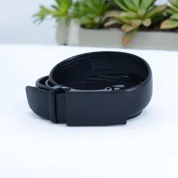 locksloops Men Casual Black Artificial Leather Belt image 2