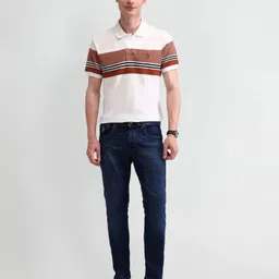 u.s. polo assn. Men Tapered Fit Mid Rise Blue Jeans image 3