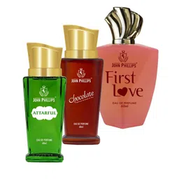 JOHN PHILLIPS Set of 3 Eau De Parfum 60 ml each - Attarful + Chocolate + First Love-picture-20