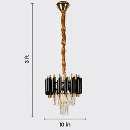 decodelight home Premium & Luxury | Warm White | 3 Ft Tall | Elegant Chandelier Ceiling Lamp image 5