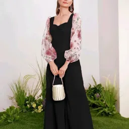 ki studio Floral Print, Solid Women Jumpsuit-picture-21