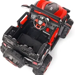 oh baby 2188 Red 4X4 Monster Wheel (1-10 Years) Battery ride on Jeep Battery Operated Ride On image 4