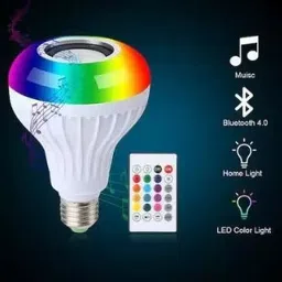RECTITUDE LED BULB SPEAKER For Party Home Decoration||Night Light Smart Bulb Smart Bulb Smart Bulb image 5