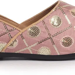 fausto Silk Embroidered Zardozi Juttis for Wedding|9 Colors|1-14UK Small Plus Sizes Mojaris For Men image 5