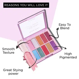 Seven Seas Moon Light 10 Pigmented Colors Eyeshadow Palette 24.4g - Skin 102 image 4