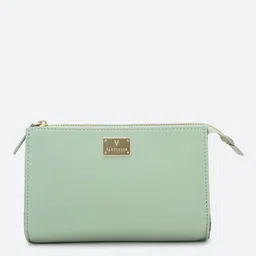 van heusen Women Casual Green Genuine Leather Wallet image 3