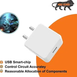 MAK 65 W Dash 4.2 A Wall Charger for Mobile image 5