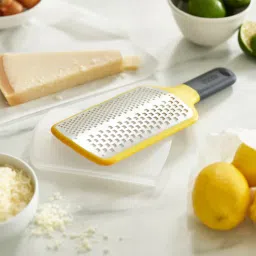 Paddle Yellow & Silver Polypropylene & Metal Grater-image-0