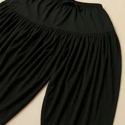 luckycollection Rayon Solid Women ["Black"] Salwar image 3