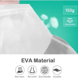 infispace Women's EVA Waterproof Unisex Rain Coat Hooded Full Sleeves Outdoor| Poncho Raincoat for Camping, Hiking & Travelling (Pack of 1) image 3