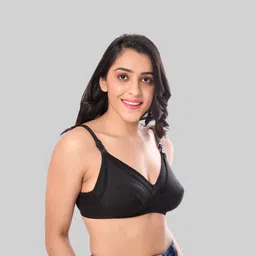 femzy Pack of 3 Women Maternity/Nursing Non Padded Bra image 3