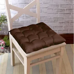 amak inc Microfibre Solid Chair Pad Pack of 4 image 2