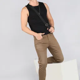 spykar Men Slim Mid Rise Brown Jeans image 2