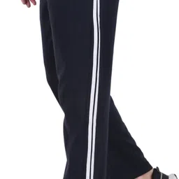 kiba retail Men Striped Blue Track Pants image 5