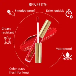 glam21 Waterproof Liquid Sindoor Sponge Tip Applicator with Quick Dry Formula Sindoor image 3