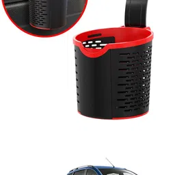 maties Multiuse Car Seat 3R Black/Red Convenient Basket For Extra Storage-317 Car Storage Bag & Bin-picture-32