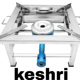 helton surya Steel bhahti 12/12/6 Stainless Steel Manual Gas Stove image 5