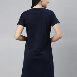 ETC Typography Printed Pure Cotton Nightdress image 4