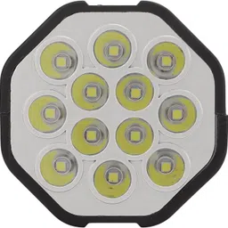 voltegic 12 * LED, Battery Display Screen, COB Side Lights 5 hrs Torch Emergency Light image 2