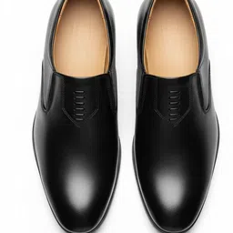 kickonus Stylish Men's Formal Slip-On Shoes - Premium Polished Synthetic Leather Slip On For Men image 4