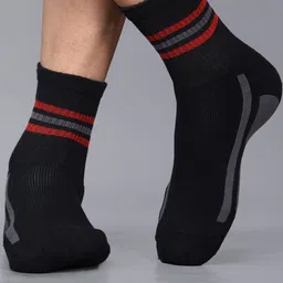 Dollar Socks Men Pack Of 5 Cotton Patterned Ankle Length Socks image 5