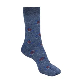 BAESD Pack Of 5 Patterned Woolen Calf-Length Socks image 5