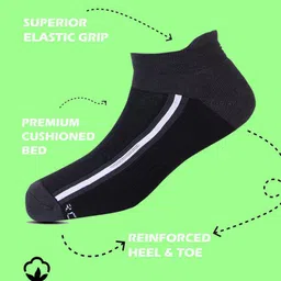 RC. ROYAL CLASS Men Pack Of 6 Cotton Ankle-Length Terry Socks image 4