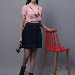 FBAR Pack Of 2 Rib High Neck Cotton Regular Tops image 5