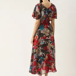 dressberry Women A-line Multicolor Maxi/Full Length Dress image 2