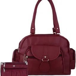 greenlife Women Maroon Messenger Bag - Extra Spacious-picture-13