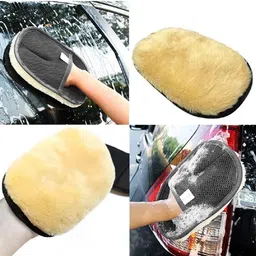 carempire Wool Vehicle Washing Washing Mitt Hand Glove image 4