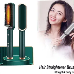 SYMFLOW Hair Brush Curling Anti-perm Straight Hair Comb Hair Iron Hair Styler Tool S122 Professional HQT 909b Hair Straightener comb Styler 5 Temperature Control S122 Hair Straightener Brush-picture-26