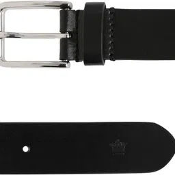 louis philippe Men Formal Black Genuine Leather Belt image 3