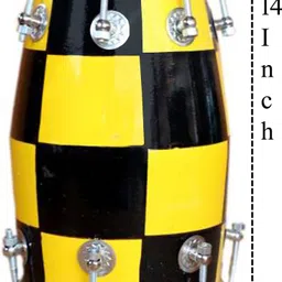 amroha enterprises yellow-003-003 Nut & Bolts Dholak-picture-19