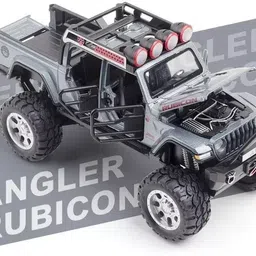 funablo Diecast Off-Road Kings Jeep Toy Car Scale Model,Pull Back Vehicles image 2