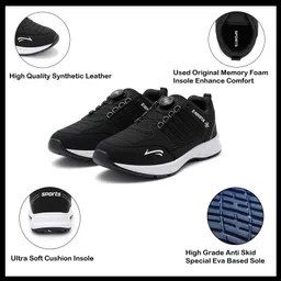 ziplite Rotating Button Quality Sports & Gym|Tracking|cycling|Lightweight & Comfortable Boat Shoes For Men image 3