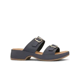 pelle albero Women Flatform Sandals With Buckles image 4