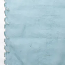 KALINI Floral Yoke Design Regular Sequinned Straight Kurta With Trousers & Dupatta image 4