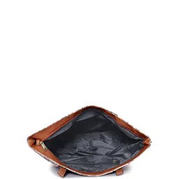 DressBerry White Printed Structured Tote bag image 4