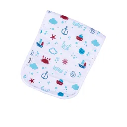 Nuluv Infant Kids Set Of 2 Printed Organic Cotton Burp Cloths image 4