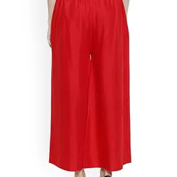 cke CHANDERKASH Women Pack Of 2 Relaxed Straight Fit Easy Wash Pleated Trousers image 2