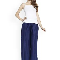 cke CHANDERKASH Pack of 2 Women Relaxed Straight Leg Straight Fit Easy Wash Trousers image 3