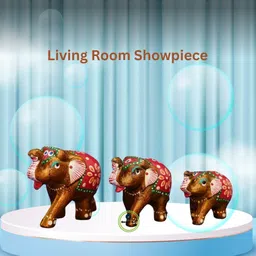 jagmohan enterprises Elephant Family Combo Set Decorative Showpiece - 12 cm-picture-41